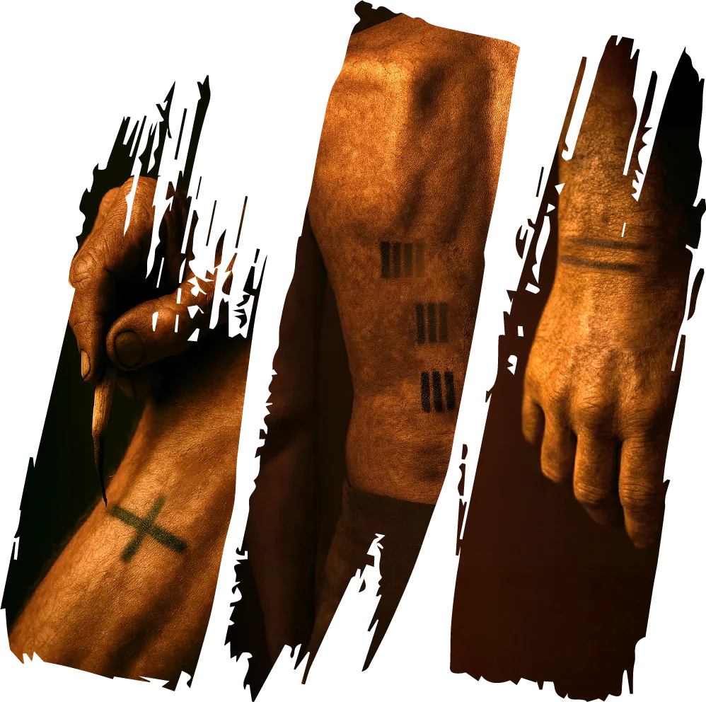 Ötzi's tattooed arms, the oldest marks of identity ever found