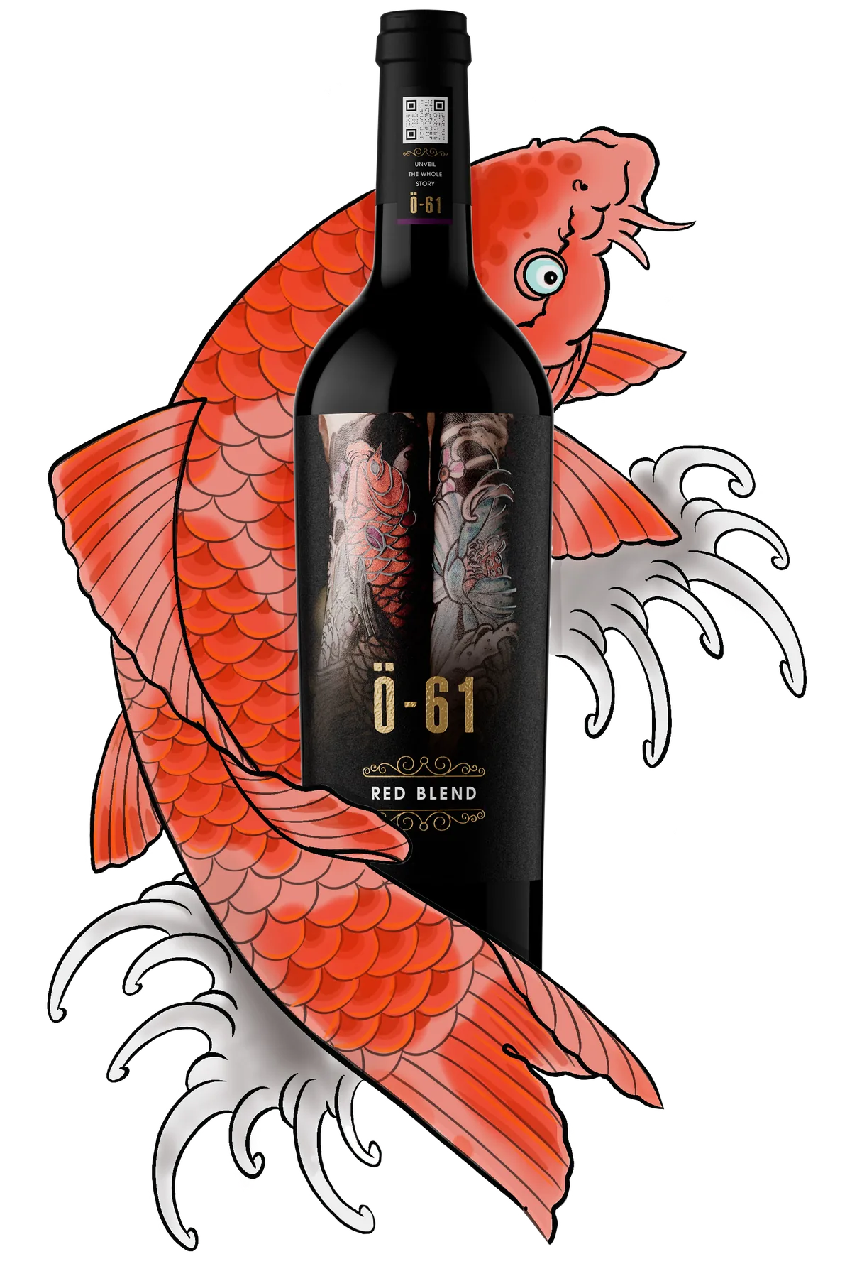 Ö-61 RED BLEND bottle